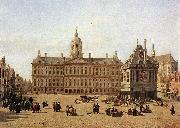 BERCKHEYDE, Gerrit Adriaensz. Dam square Amsterdam oil painting artist